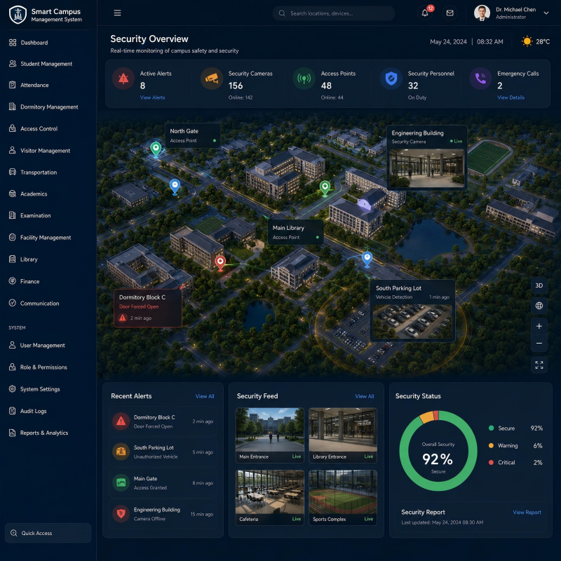 AI Smart Campus Dashboard