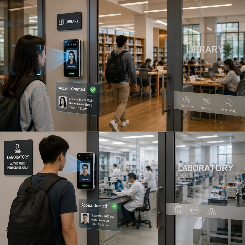 Facial Recognition University Library Access