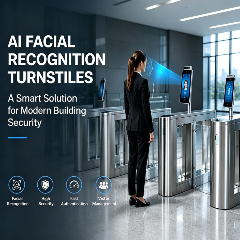 Smart speed gate systems with pedestrian access control solution for modern buildings