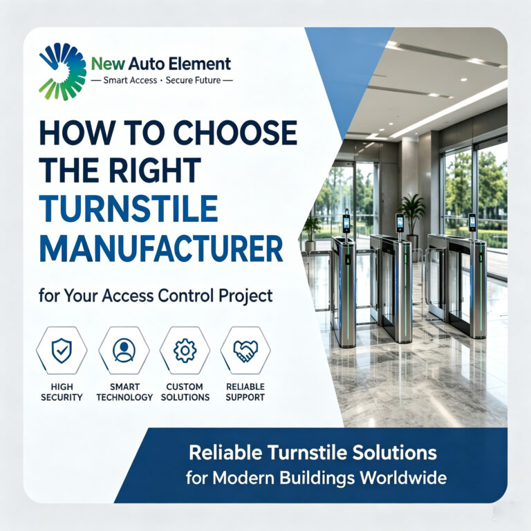 Turnstile manufacturer providing smart access control solutions for modern buildings