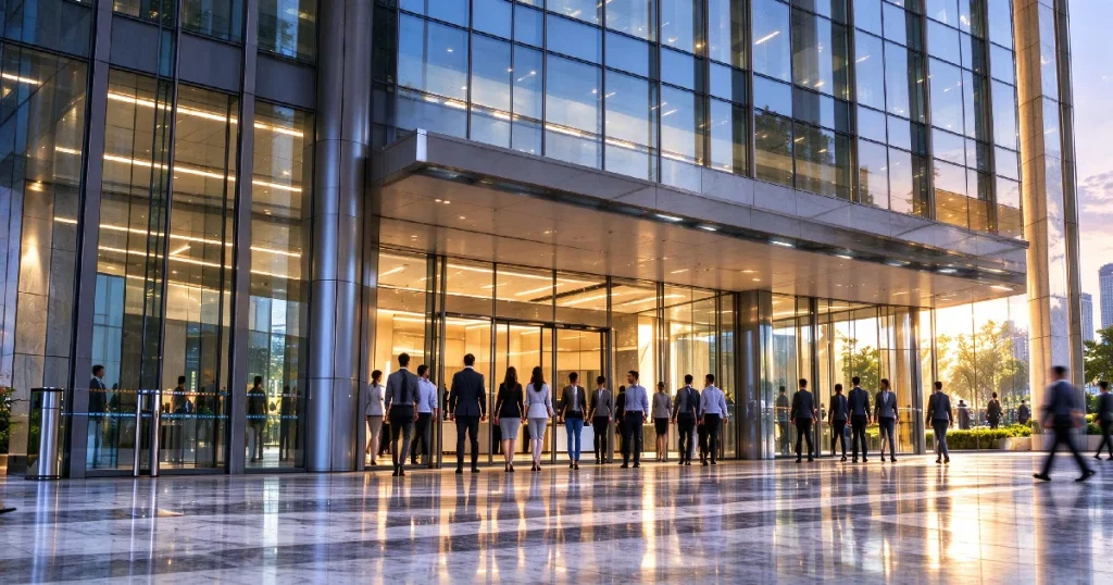 access control entrance system integration architecture